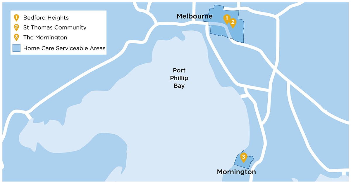Victoria Retirement Village Map
