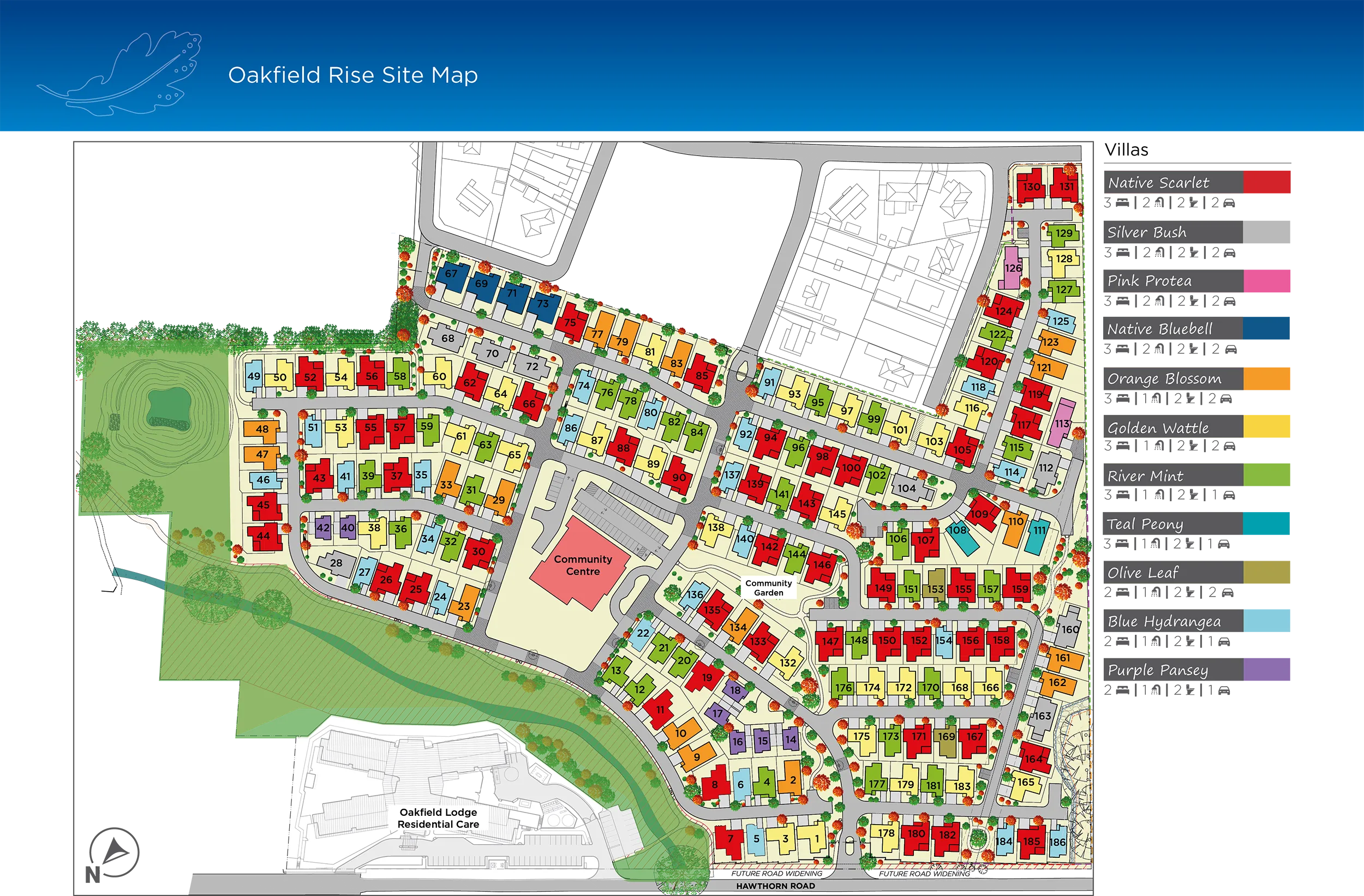 Oakfield Rise Updated Site Map May 2026 