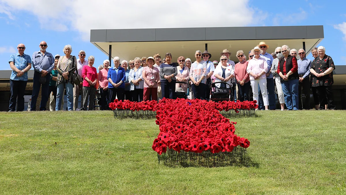 A tight-knit retirement village community