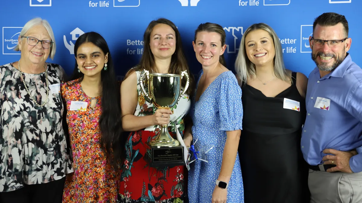 Collaborative Star winners - the Myrtle Cottage Respite Team