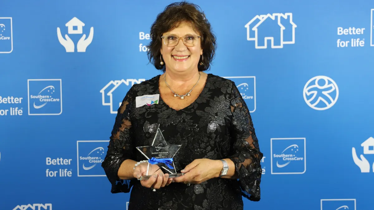 Support star Carol Bosward
