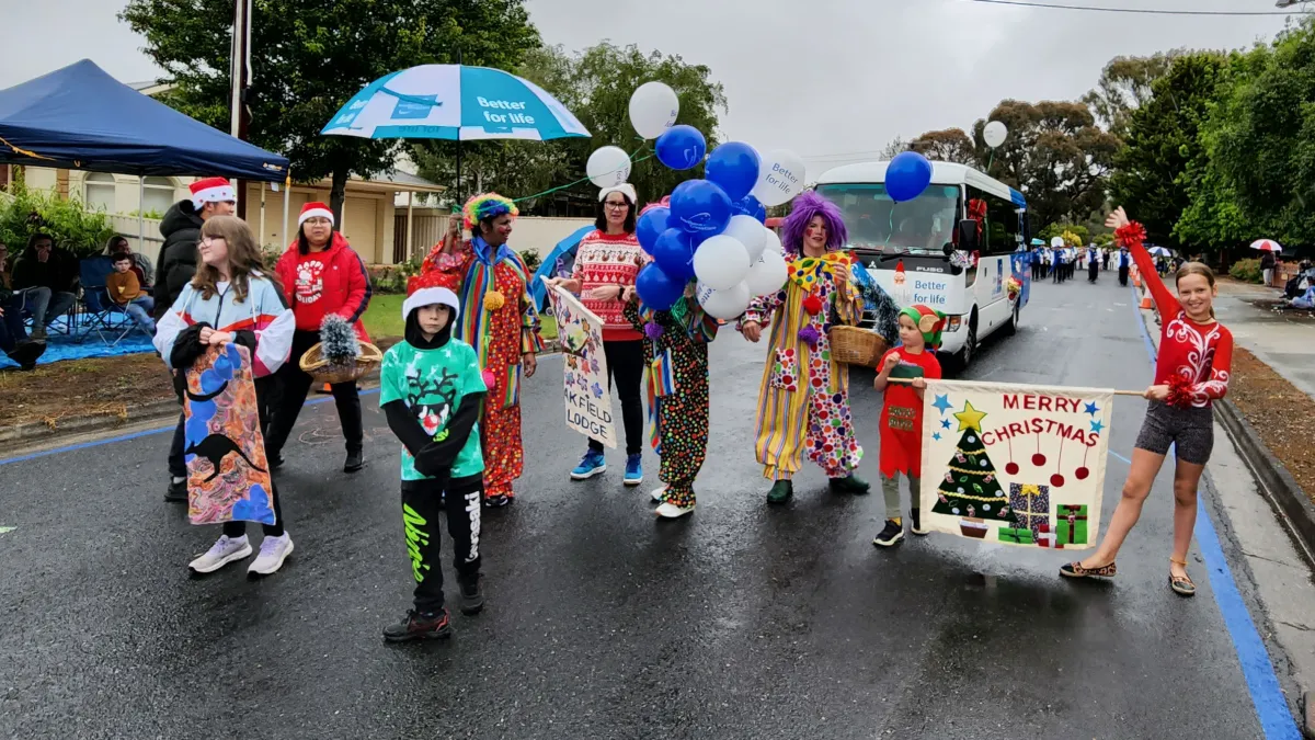Walking in the pageant