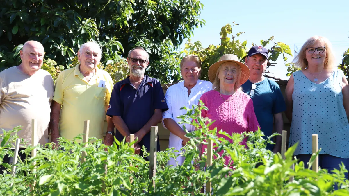 Pooraka Retirement Living community in the garden