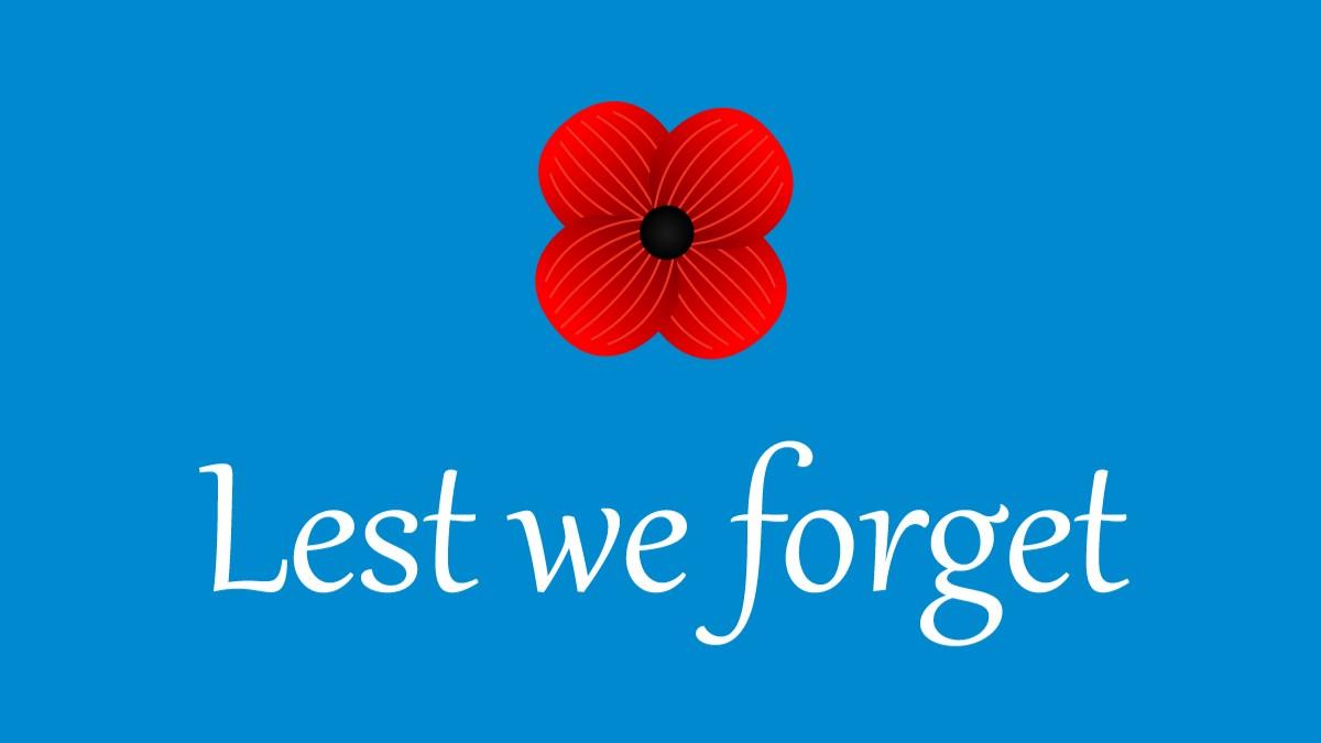 Lest we forget - a time to remember