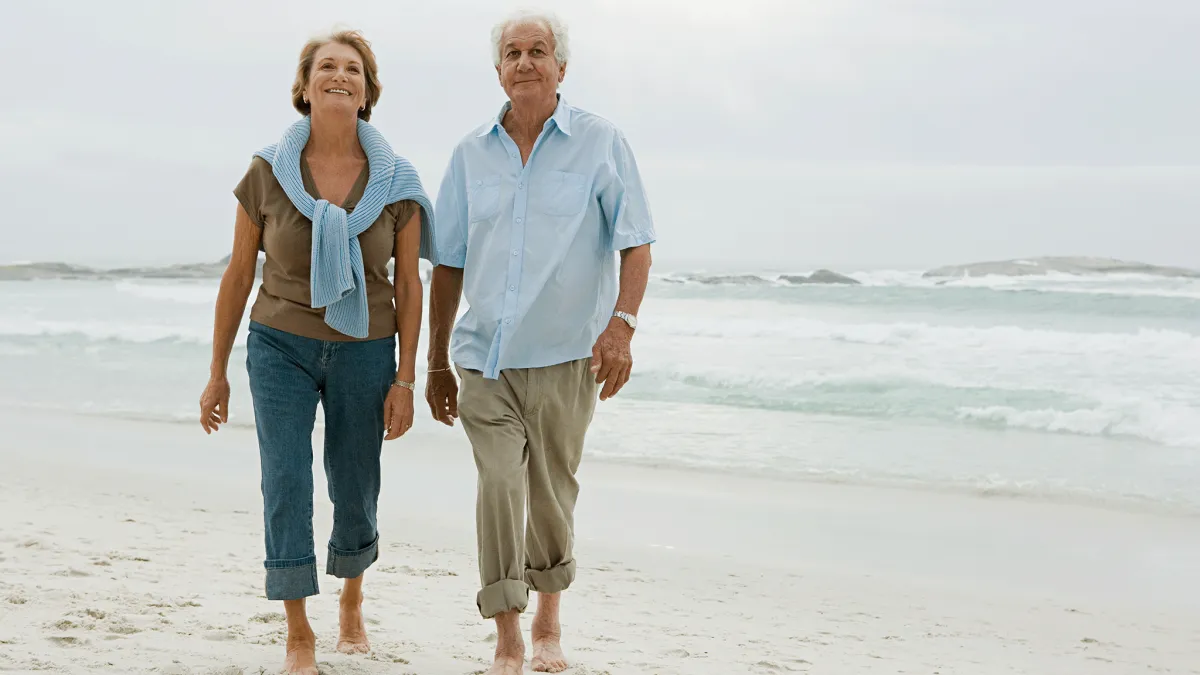 Lifestyle Matters- a couple walking on the beach