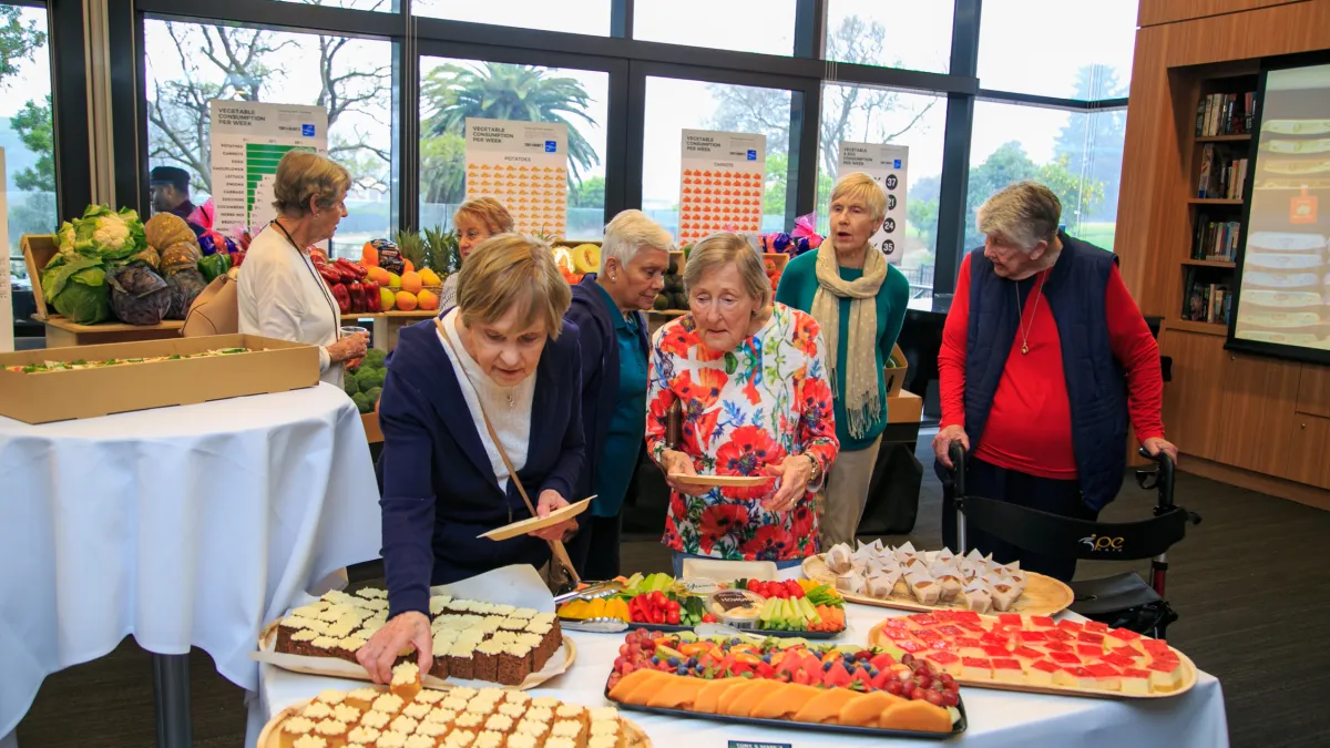 Residents At Tony & Marks Fresh Produce Market Day