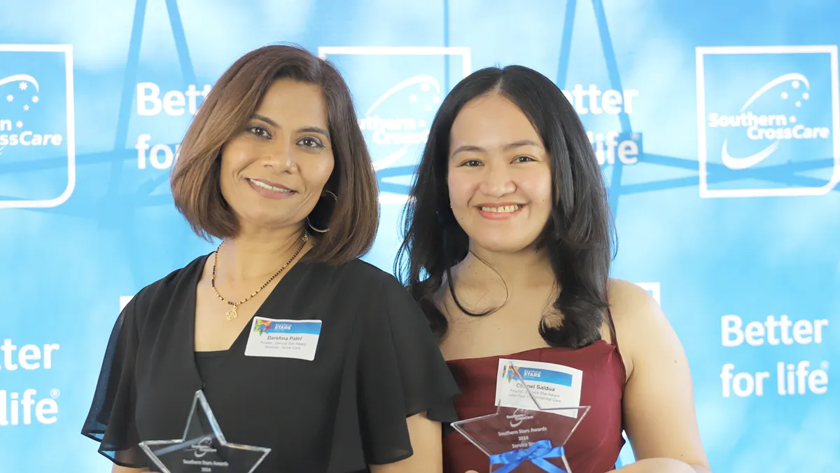 Service Stars Darshna Patel and Chanel Saldua