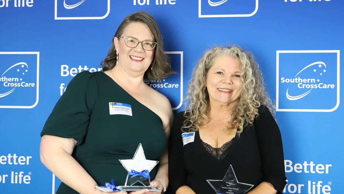 Rising Stars Annette Annandale-James and Helen Lawton-French