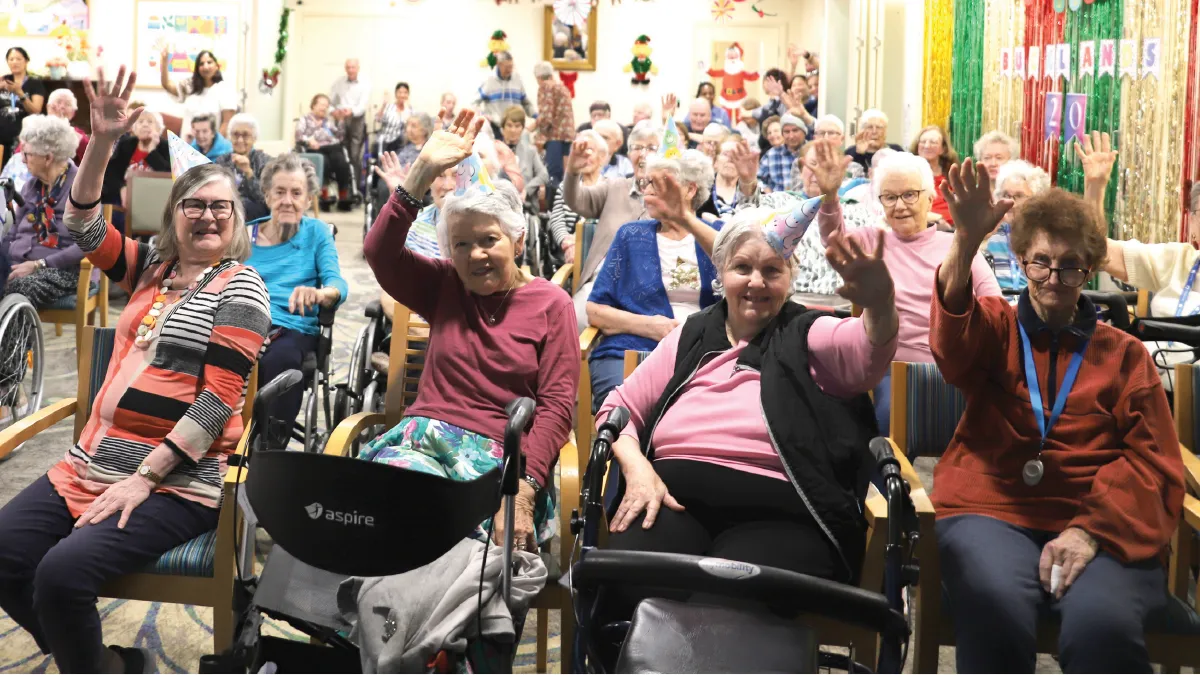 Residents At Bucklands Residential Care 20th Anniversary
