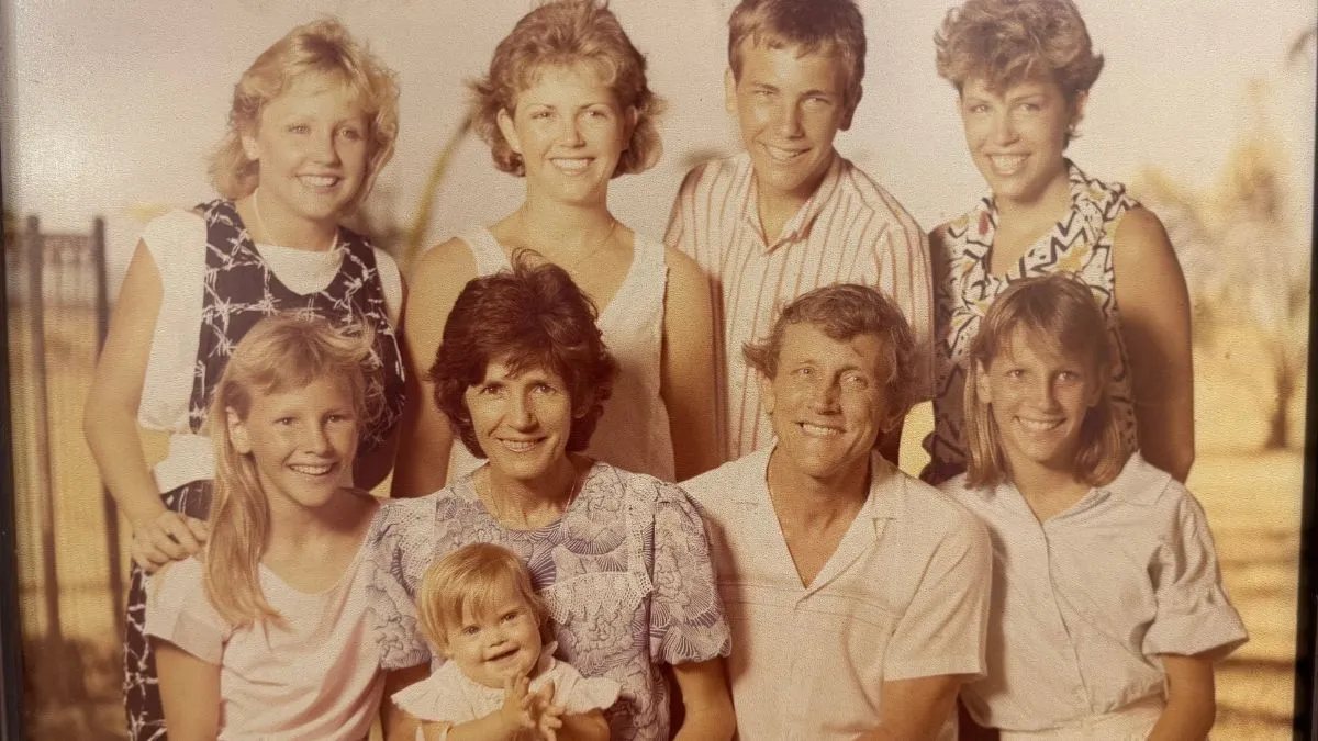 Joan Halvorson and her family