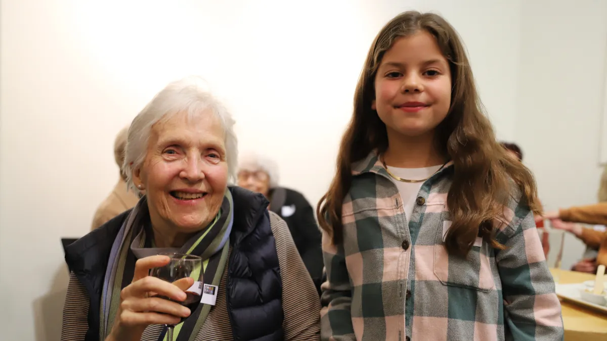 Caroline and Elise at the SALA 2025 launch
