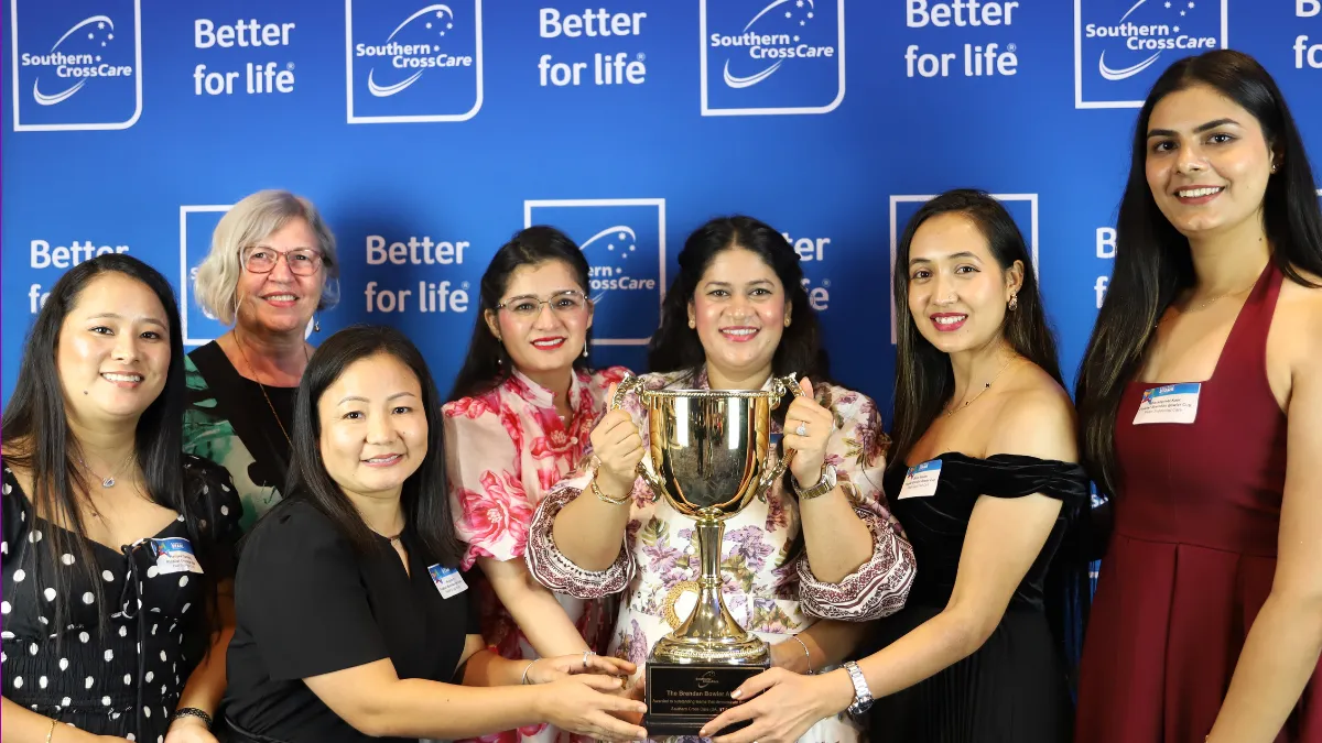 Pearl Supported Care, winners of the Brendan Bowler Cup