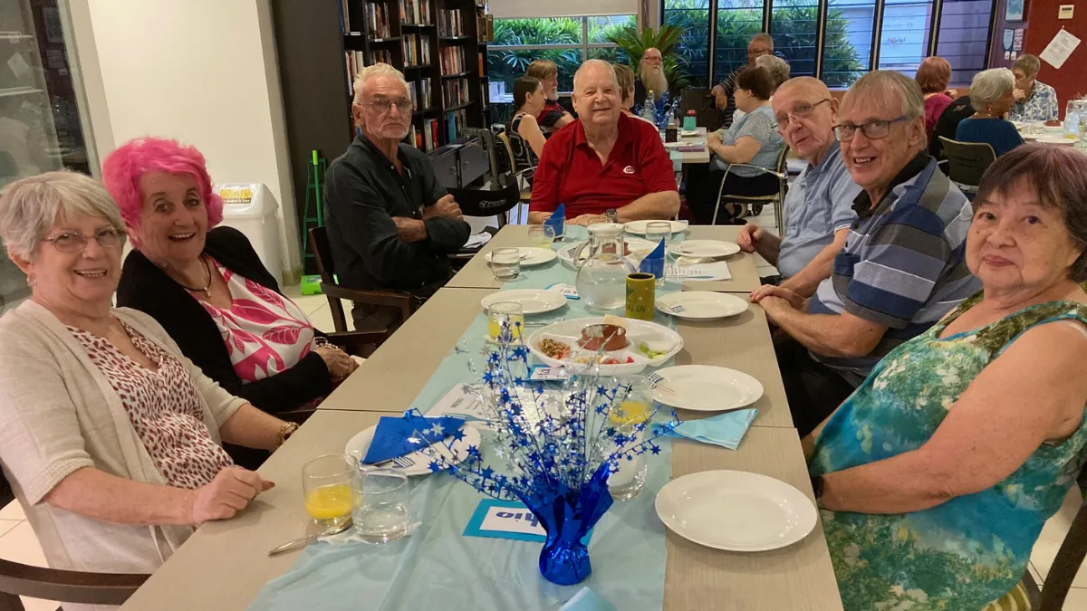 A group of residents at Pearl Retirement Resort