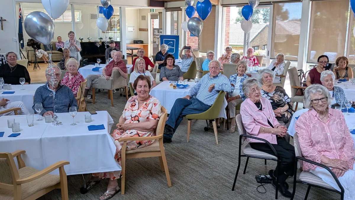 St Thomas Community enjoying the celebration