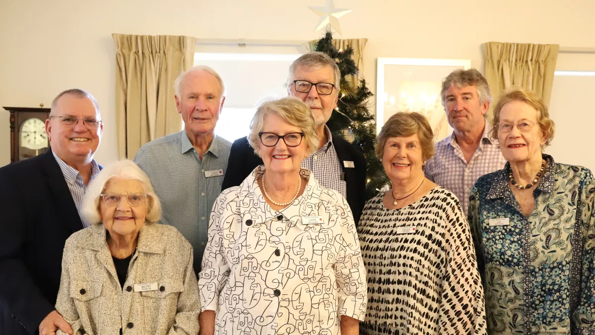 People at the Glen Woodley Christmas 