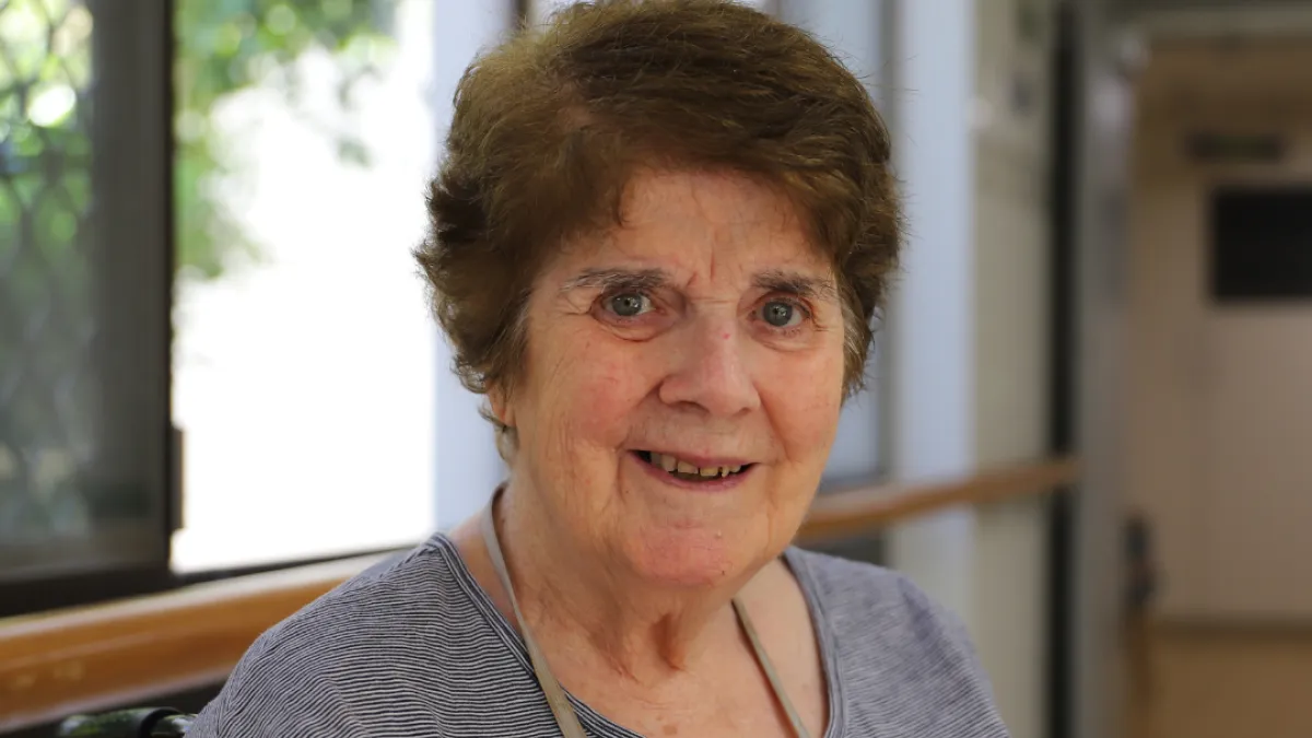 Fullarton Resident Loretta on bus