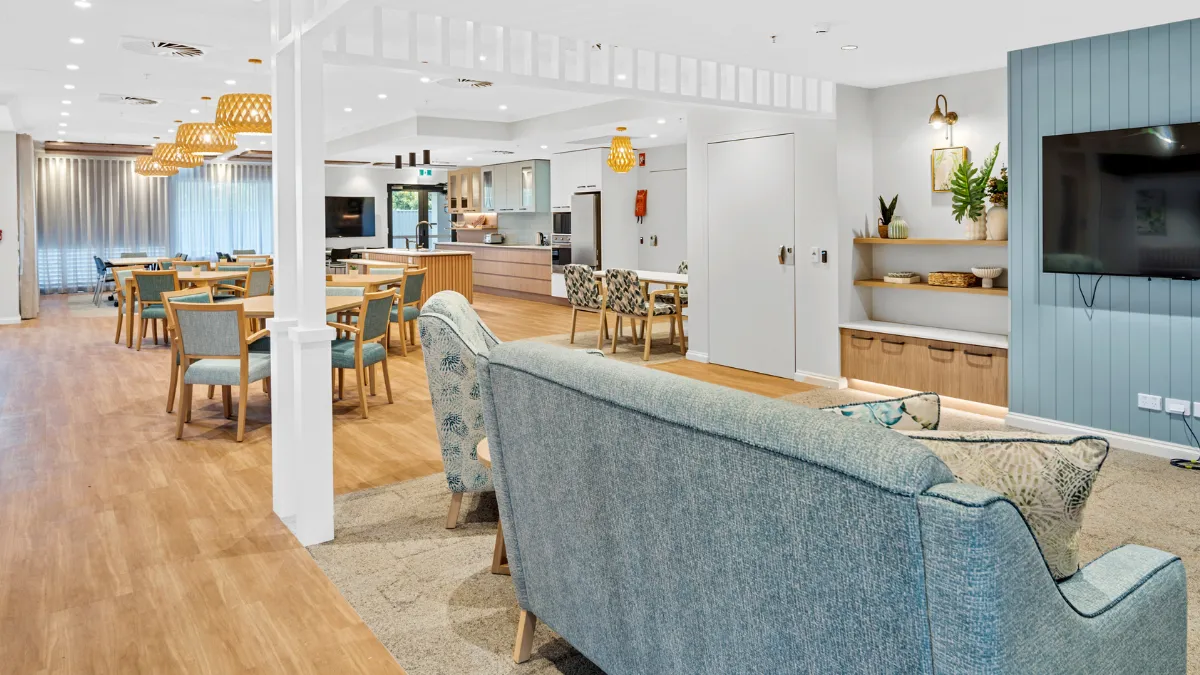 Interior of Pearl Supported Care extension