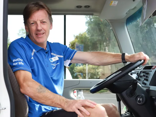 Bus driver Steve loves getting Out & About, and his clients love it too!