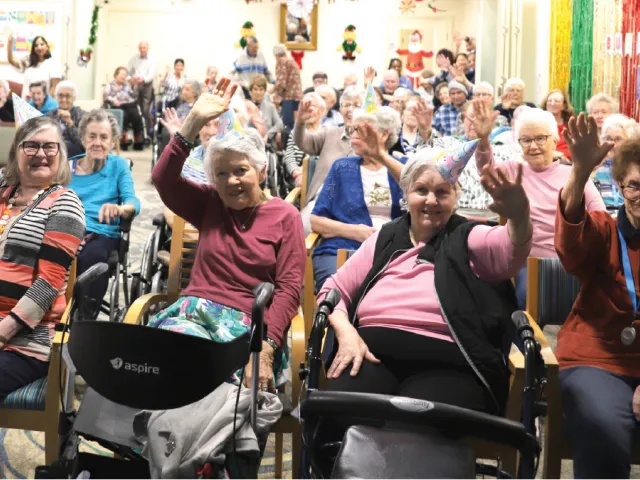 Residents At Bucklands Residential Care 20th Anniversary 