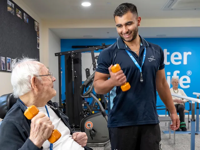 Gym At The Pines Lodge Residential Care