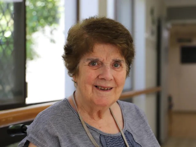 Fullarton Resident Loretta on bus