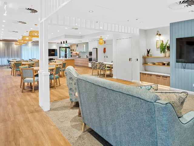 Interior of Pearl Supported Care extension
