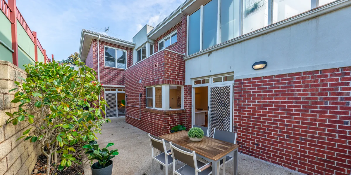Outside Seating Area At Unit 29 Bedford Heights Retirement Estate