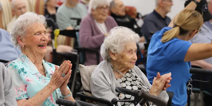 Audience Applauding the Rhythm & Motion Performance