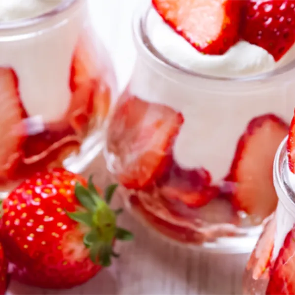 Image for Strawberry Rhubarb Cream Recipe