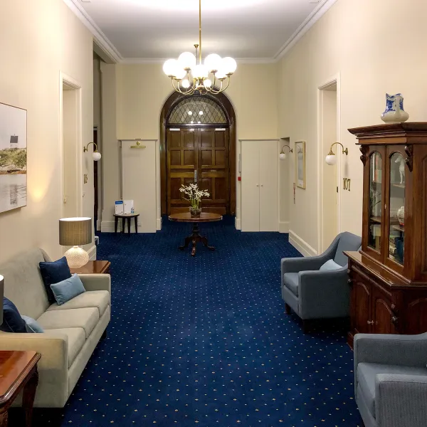 Image for New look entrance hall for the Heritage Apartments