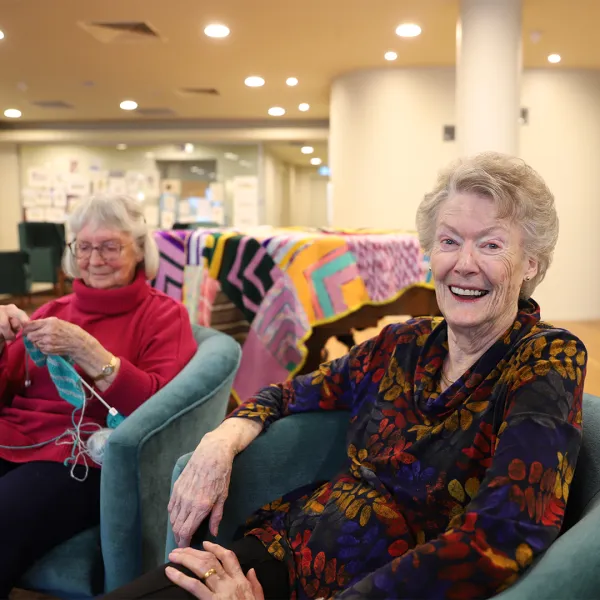 Image for Circle of knitters brings hope and blankets to warm those in need 
