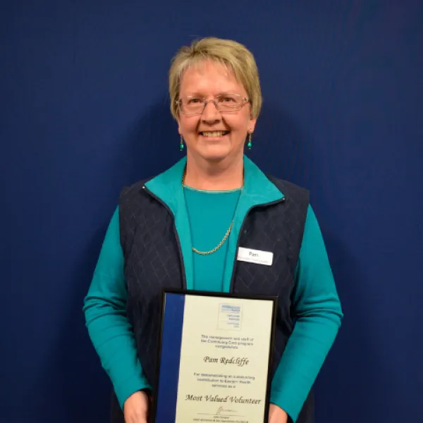 Image for Pam's purpose in retirement is to help others