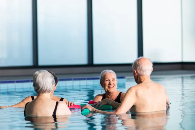 Carmelite Health & Fitness group exercise in Pool
