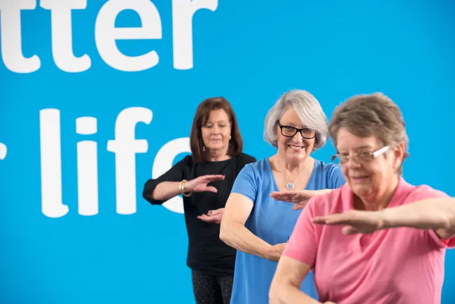 Gym Tai Chi class