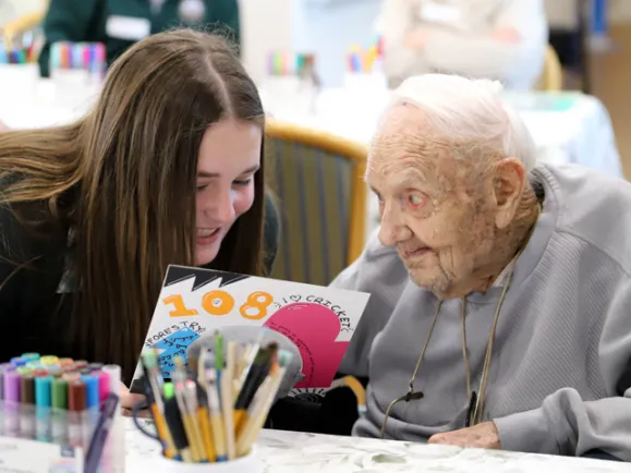 Male Resident and Female Student At Face to Face Program