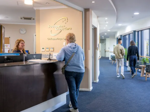 Onkaparinga Lodge Residential Care reception area